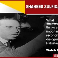 What Shaheed Zulfiqar Ali Bhutto thinks about the importance of  reconciliation and dialogue in Pakistan's Politics?